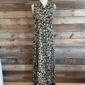 T & Company Sleeveless Button Down Dress SiE 10 EUC